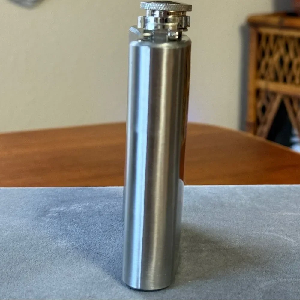 “I’ll Out Drink All You Whores” Pink and Silver Party Flask 6 Oz Stainless Steel